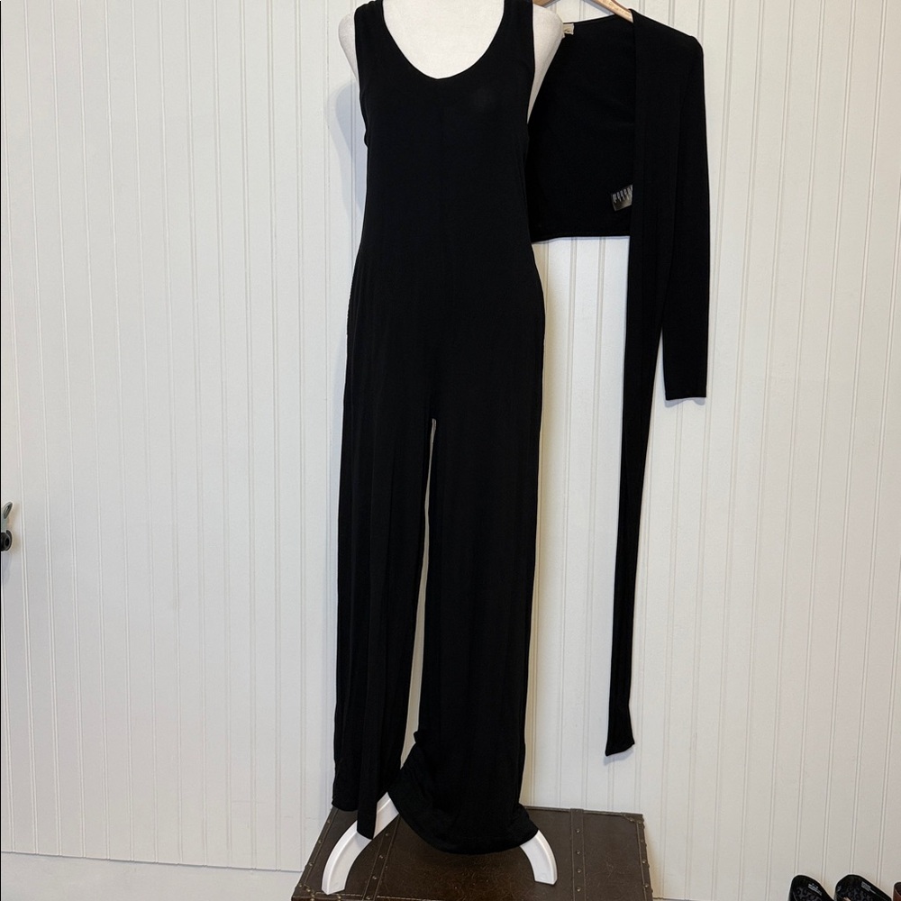 Size XS | Jumpsuit with Cardigan | Free People | black |
